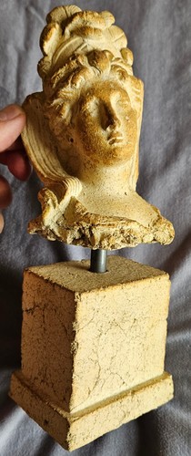 Sculpture tête femme - tête,