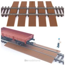 HO Plancher de Voie 1/87 H0 Décor Train Passage à Niveau Gare Sncf Modélisme