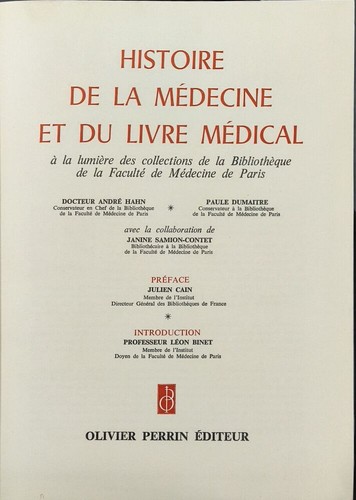 Histoire médecine et du - et,