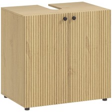 HOMCOM Meuble sous lavabo