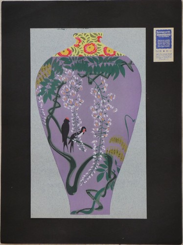 Vase art deco - art, et
