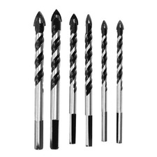 6 pieces ceramic tile drills, masonry drills for glass, 3184