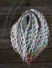 16" DE Wavy Synthetic Dreads Accent Set