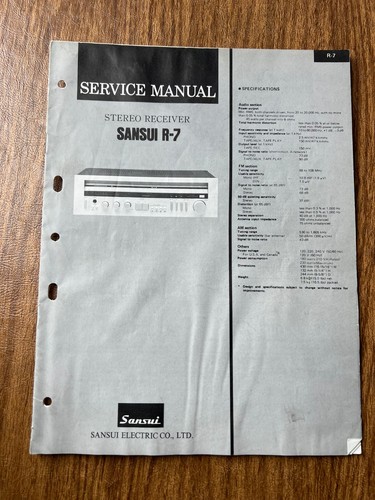 Original vintage sansui - vintage, r-7