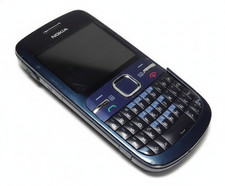 Nokia C3 Blue QWERTY Keyboard