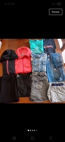 Lot vêtements fille ans - fille,