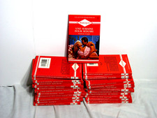 Lot 25 Livres Books Harlequin  Rouge Passion Romance Vintage 80s French #1