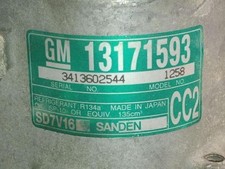 13171593 compresseur clim pour