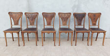 Suite de 6 chaises Art Nouveau Louis Majorelle Chicorée 1900