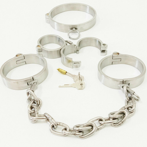 Menottes acier metal - menottes,
