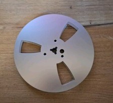  Bobine aluminium pour magnétophone à bandes. Diamètre 18cm. 
