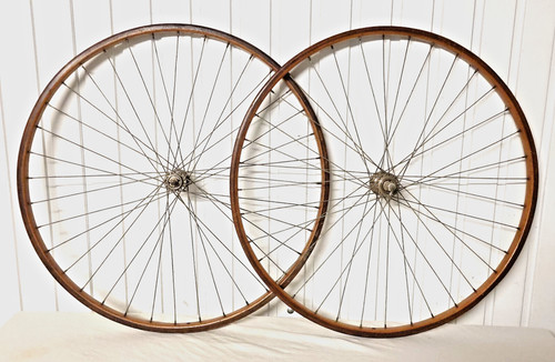 Paire roues bois - de,