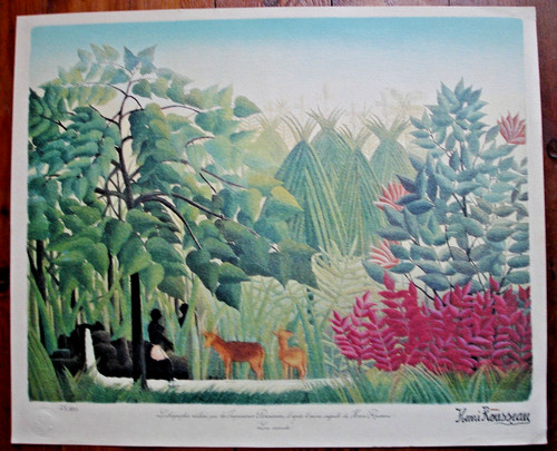 Lithographie apres le - lithographie, d'apres