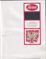 Bas nylon Stemm ZIG 20 D 4 coloris 2 tailles. French vintage RHT stockings.