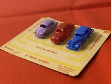 Jouet Ancien Parc Autos Réservé Clé 1/64 Renault Dauphine Citroen Traction Dyna