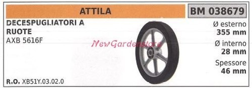Roue attila débroussailleuse - attila,