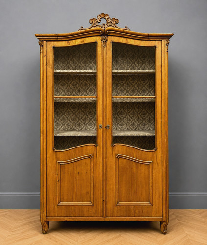 Bibliothèque vitrée style - bibliothèque,