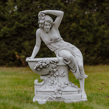 Jardinière femme statue bac
