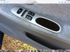 KIA SEDONA 2001 to 2006 DRIVERS SIDE WINDOW SWITCHES SILVER EFFECT ?