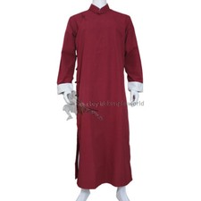 Wing Chun IP Man Robe Tai chi Uniform Wushu Coat Kung fu Suit Cotton Cheongsam