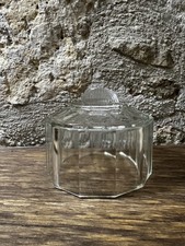 Cloche en verre ancienne Art Déco – pour fromage ou petits gâteaux