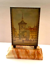 Antique Didisheim Goldschmidt Juvenia La Tour de l' Horloge Hand Painted Watch