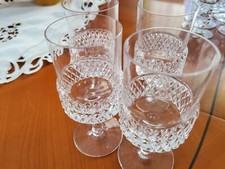 4 verres à liqueur en cristal
