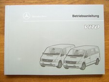 Vito 108 110 D 113 Operating Instructions Manual Mercedes-Benz Transporter Trapo