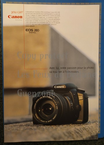 Appareil photo canon eos 20d - appareil,