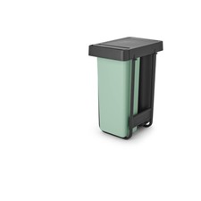 Sort & Go 2 poubelles encastrer pour meuble bas en plastique gris/vert 30 l