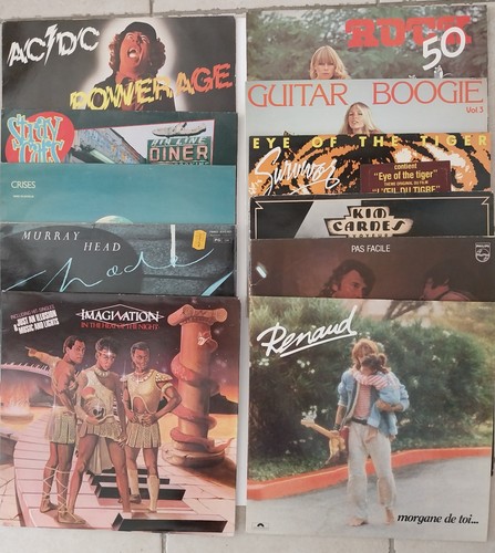 Beau lot vinyles - de,