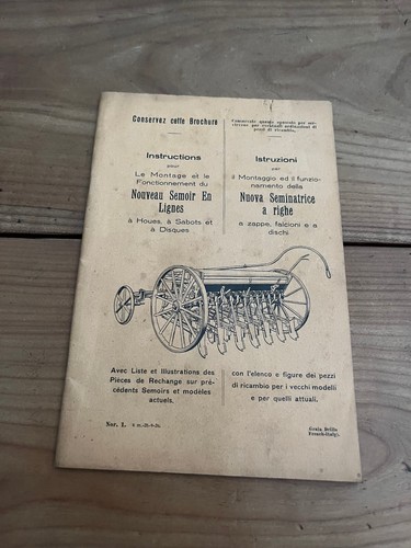 Catalogue brochure ancien - brochure,