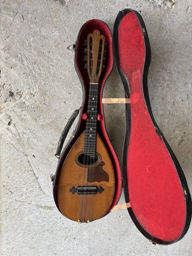 Mandoline signée lucien gelas - mandoline,