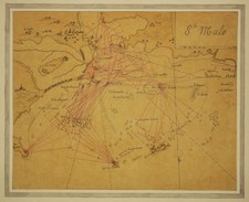 SAINT MALO (Carte marine des