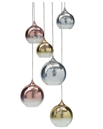 Lustre multicolore verre - lustre, en