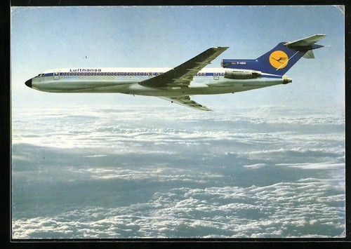 Carte postale avion boeing 727 - postale,