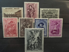 belgique 1939 cob 504 à 511 neuf sans charnière