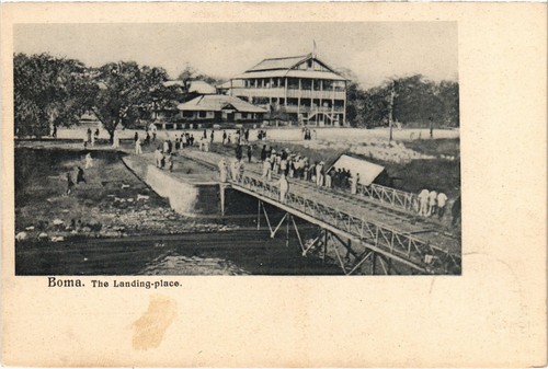 Belgian congo boma landing - belgian,