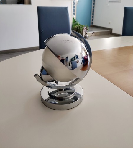 Petite lampe metal chrome - lampe,