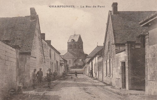 Champigneul rue pavé - du,