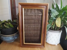 Cadre en chêne verni massif XX EME.CADRE 28,5 X47,5 CM.  FEUILLURE 19X38 CM. TBE