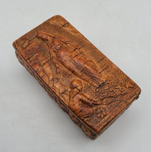Boîte tabatière bois