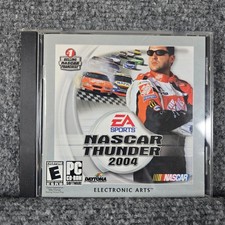 NASCAR Thunder 2004 PC CD-ROM Game EA Sports Racing Simulation Complete