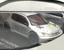 1998 Peugeot 206 WRC Presentation Car (Metal Grey) Vitesse Skid 1:43 SKM99001