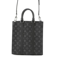 LOUIS VUITTON Sac Plat Monogram Eclipse Noir M46098