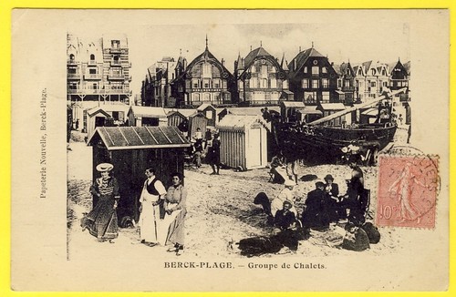 Cpa rare berck plage - rare,