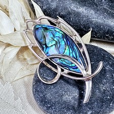 Broche Vintage Artisan Argent