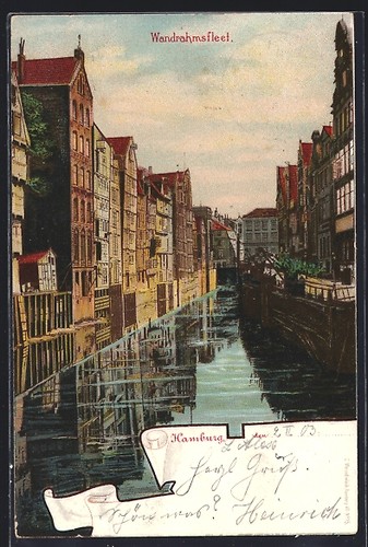 Carte postale vieux - postale, vieux-hambourg