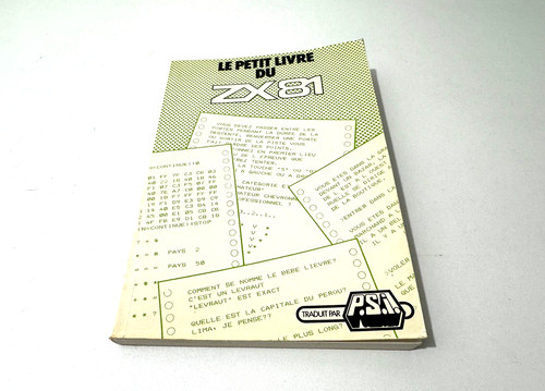 Petit livre zx81 - petit, du