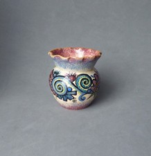 ANCIEN PETIT VASE signé PAUL FOUILLEN en faïence de QUIMPER